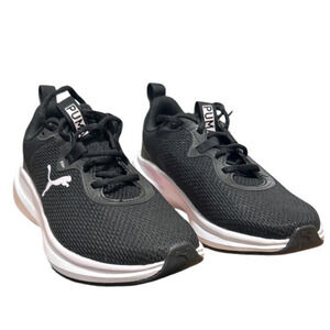 New In Box Puma Womens Size 8.5 Black White Lace Up Skyrocket Athletic Shoes